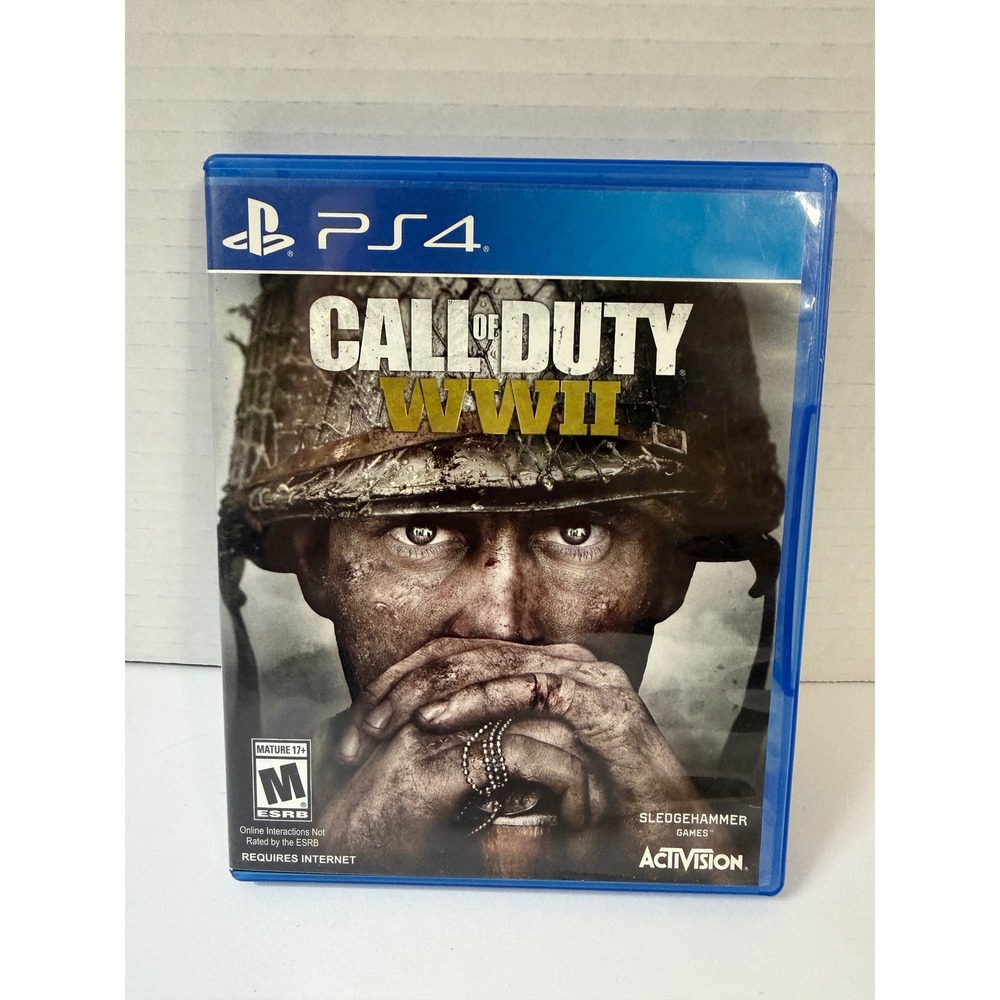 Call of Duty WWII Sony‎ PlayStation 4 PS4 Video Game Activision 88108206US Disc